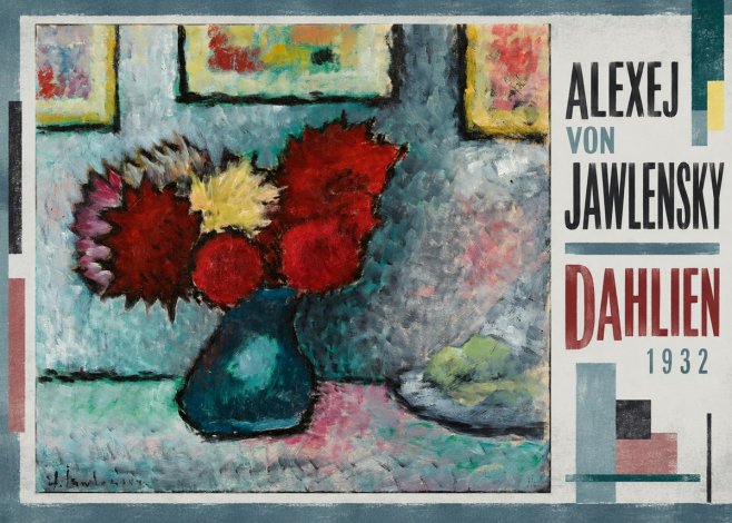 Alexej von Jawlensky Dahlien No2 - Poszter