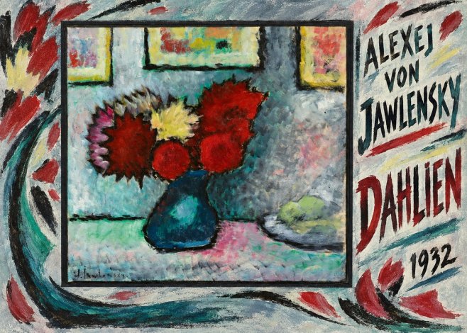Alexej von Jawlensky Dahlien No6 - Poszter