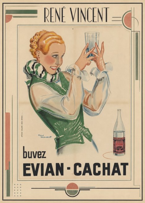 René Vincent Evian - Cachat No1 - Poszter