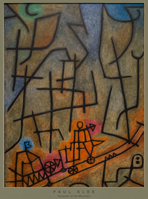 Paul Klee Conquest of the Mountain I No6 - Poszter