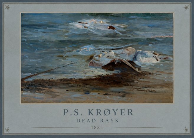 P.S. Krøyer Dead Skates No4 - Poszter