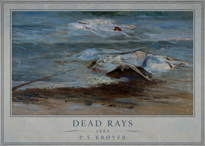 P.S. Krøyer Dead Skates No6 - Poszter