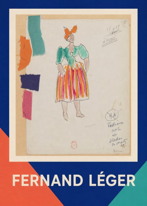 Fernand Léger Costume Design for Boléro No1 - Poszter