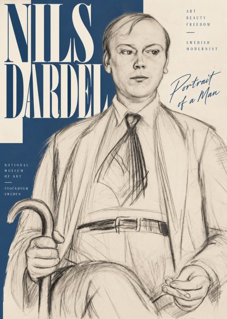 Nils Dardel Portrait of a Man No2 - Poszter