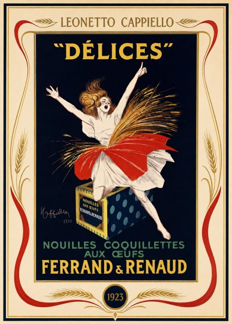 Leonetto Cappiello Délices I No1 - Poszter