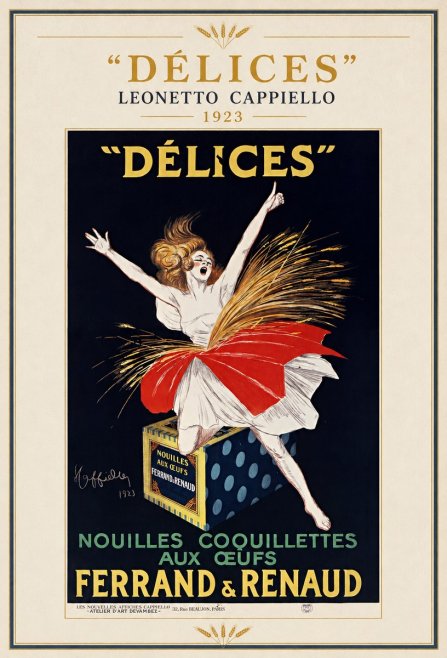 Leonetto Cappiello Délices I No3 - Poszter