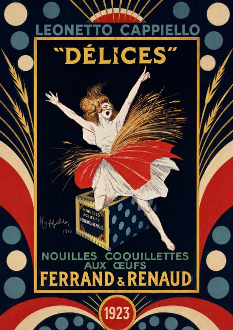 Leonetto Cappiello Délices I No4 - Poszter