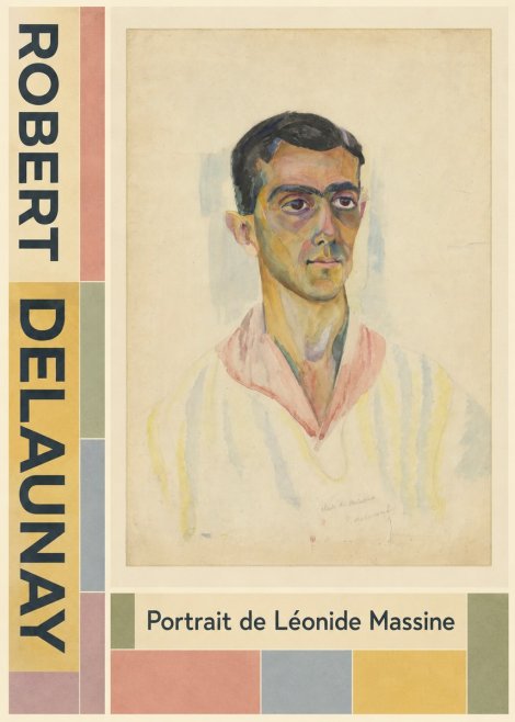 Robert Delaunay Portrait De Léonide Massine No5 - Poszter