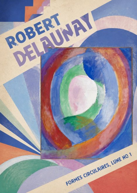 Robert Delaunay Formes Circulaires, Lune No 1 No4 - Poszter