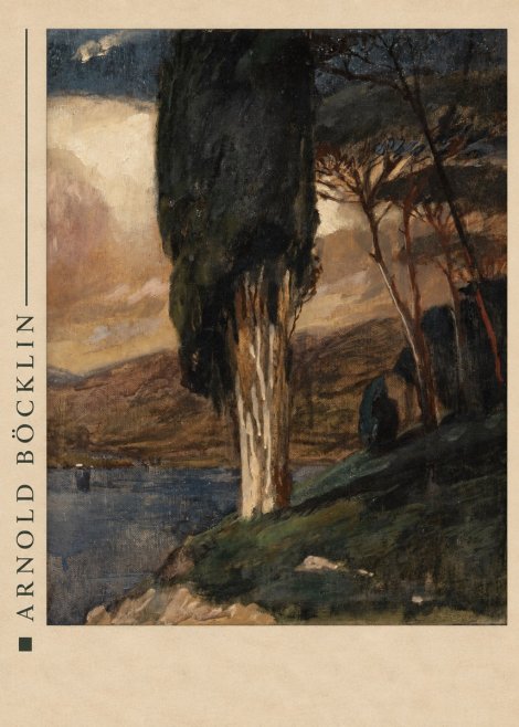 Arnold Böcklin Villa by the Sea II No4 - Poszter