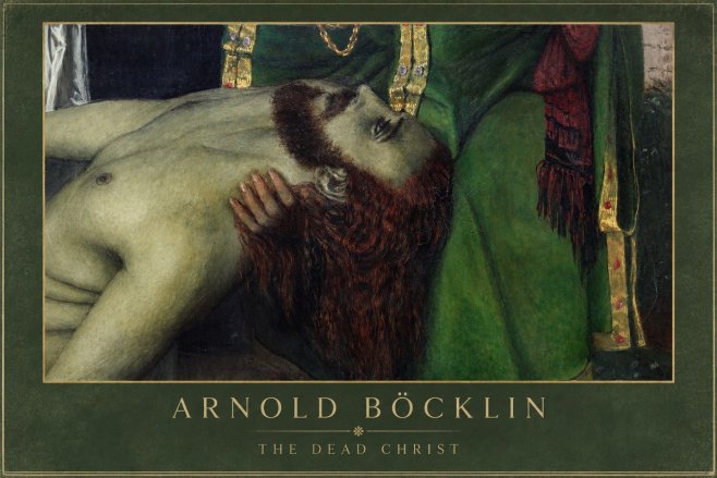 Arnold Böcklin The Dead Christ No1 - Poszter