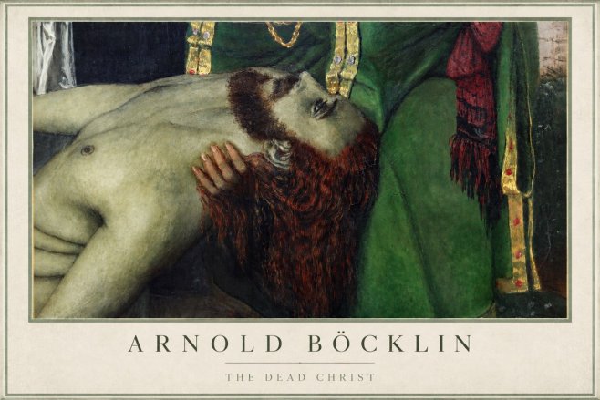 Arnold Böcklin The Dead Christ No2 - Poszter