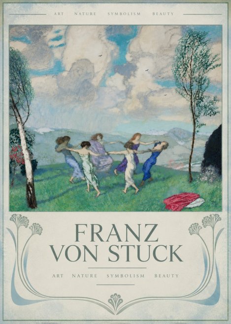 Franz von Stuck Spring Dance No6 - Poszter