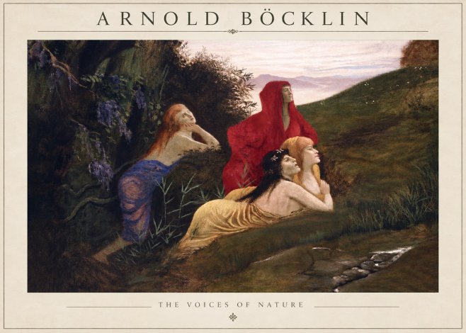 Arnold Böcklin The Voices of Nature No3 - Poszter