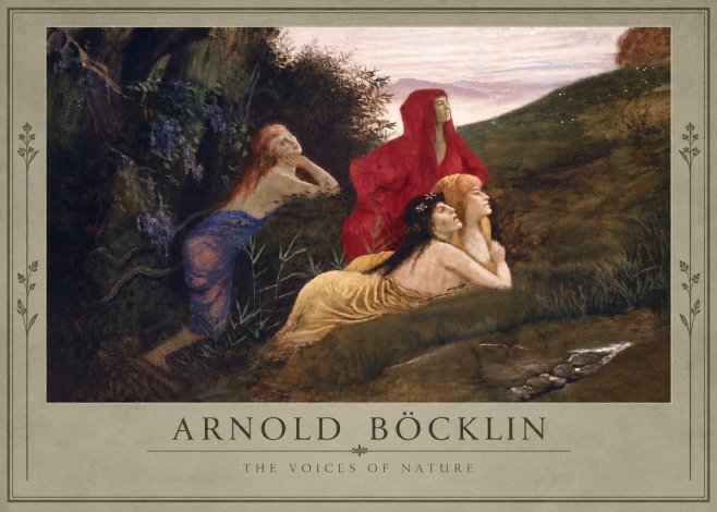 Arnold Böcklin The Voices of Nature No4 - Poszter