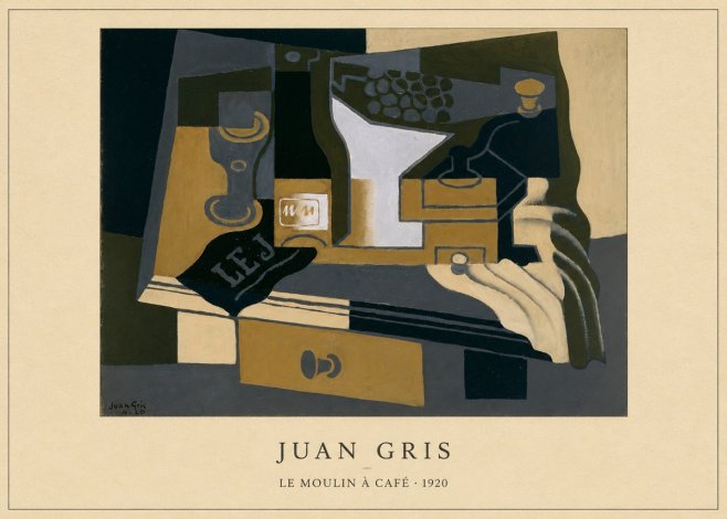 Juan Gris Le Moulin À Café No3 - Poszter