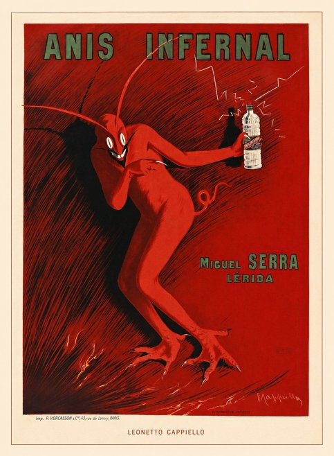 Leonetto Cappiello Anis Infernal II No6 - Poszter