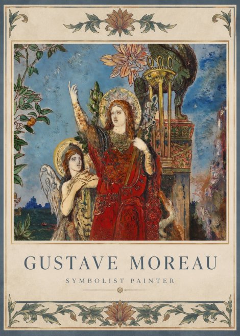 Gustave Moreau The Apparition I No1 - Poszter