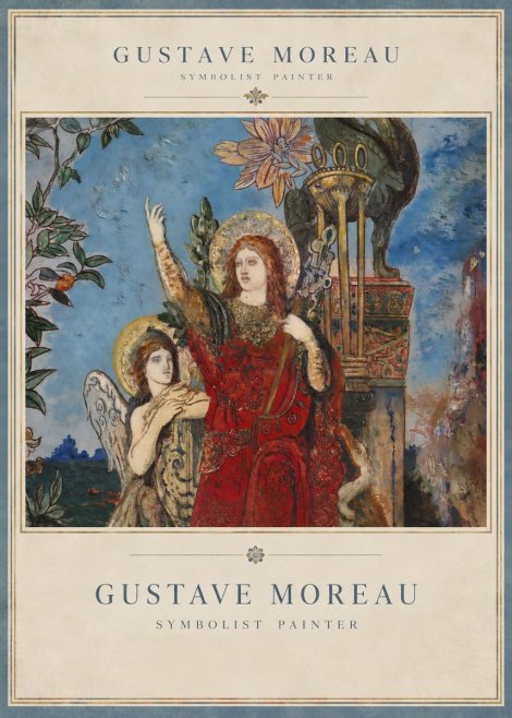 Gustave Moreau The Apparition I No3 - Poszter