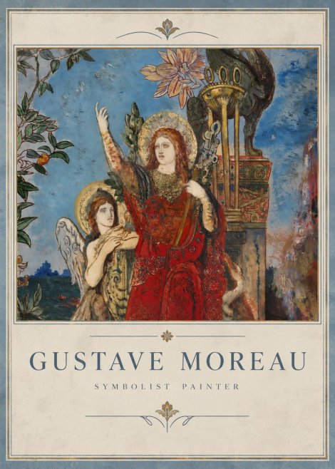 Gustave Moreau The Apparition I No4 - Poszter