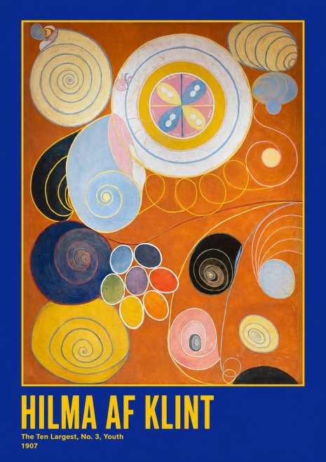 Hilma af Klint The Ten Largest, No. 3, Youth No2 - Poszter