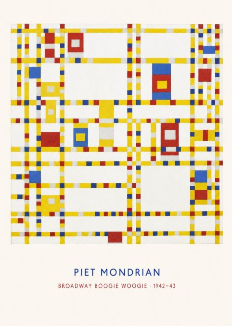 Piet Mondrian Broadway Boogie Woogie No6 - Poszter