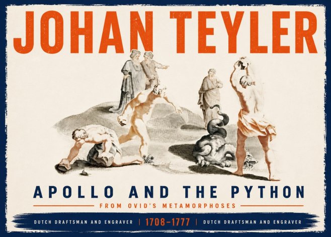 Johan Teyler Apollo and the Python No6 - Poszter