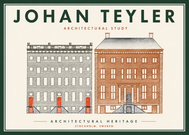 Johan Teyler Two Houses No6 - Poszter