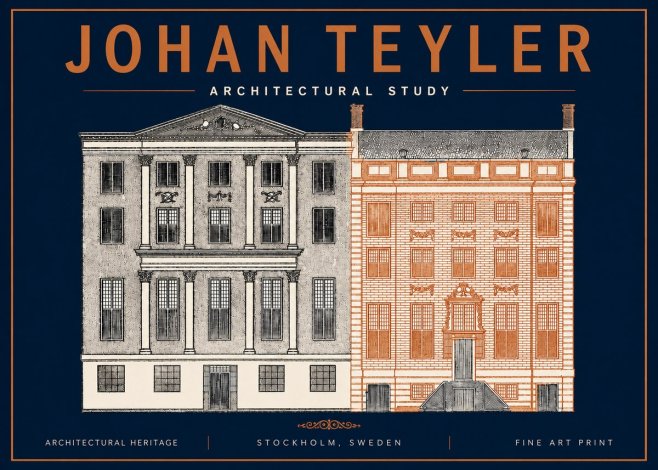 Johan Teyler Architectural Study III No4 - Poszter