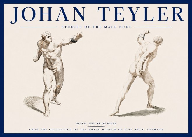 Johan Teyler Studies of the Male Nude No3 - Poszter
