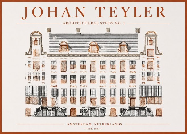 Johan Teyler Architectural Study No. 1 I No1 - Poszter