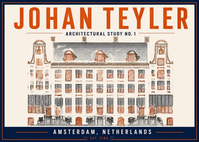 Johan Teyler Architectural Study No. 1 I No5 - Poszter