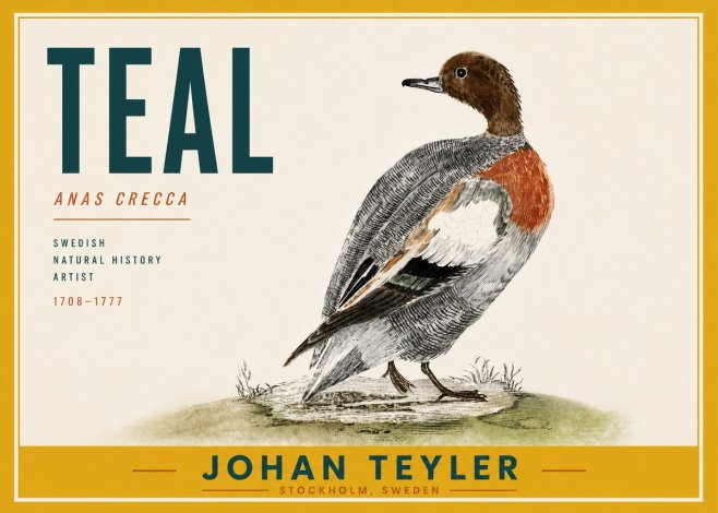 Johan Teyler Teal No6 - Poszter