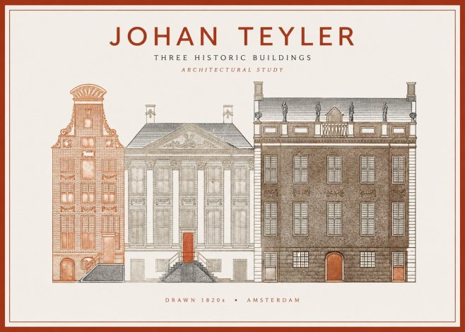 Johan Teyler Three Historic Buildings No1 - Poszter