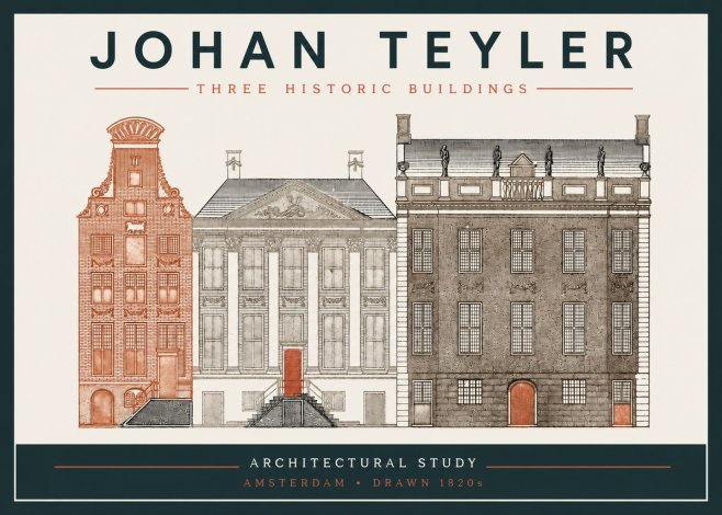 Johan Teyler Three Historic Buildings No3 - Poszter