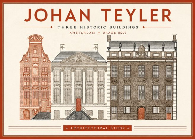 Johan Teyler Three Historic Buildings No4 - Poszter
