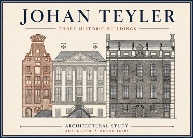 Johan Teyler Three Historic Buildings No6 - Poszter