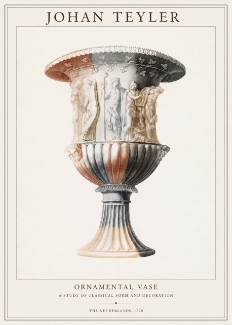 Johan Teyler Ornamental Vase I No1 - Poszter