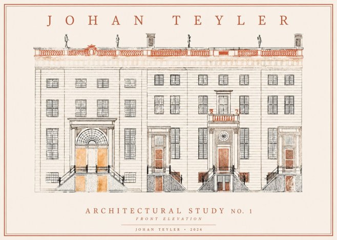 Johan Teyler Architectural Study VI No2 - Poszter