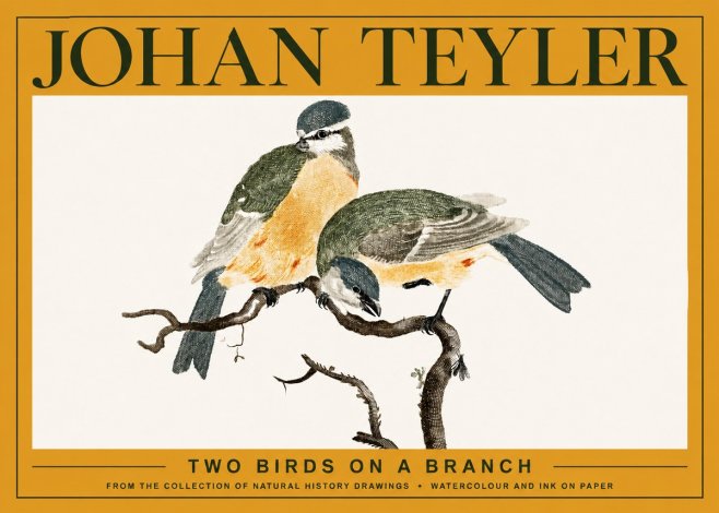 Johan Teyler Two Birds on a Branch No3 - Poszter