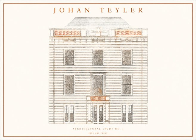 Johan Teyler Architectural Study No. 1 II No1 - Poszter