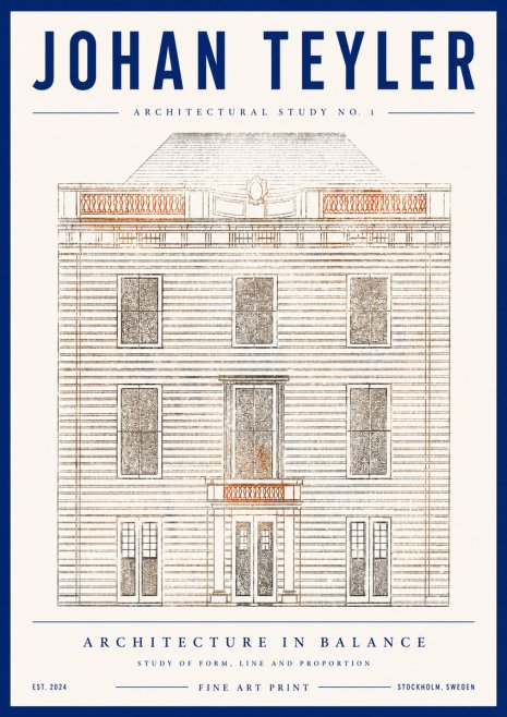 Johan Teyler Architectural Study No. 1 II No4 - Poszter