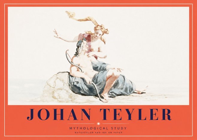Johan Teyler Mythological Study No4 - Poszter