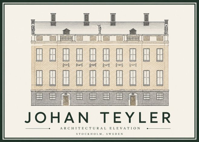 Johan Teyler Architectural Elevation No4 - Poszter