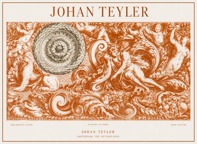 Johan Teyler Ornamental Study No1 - Poszter
