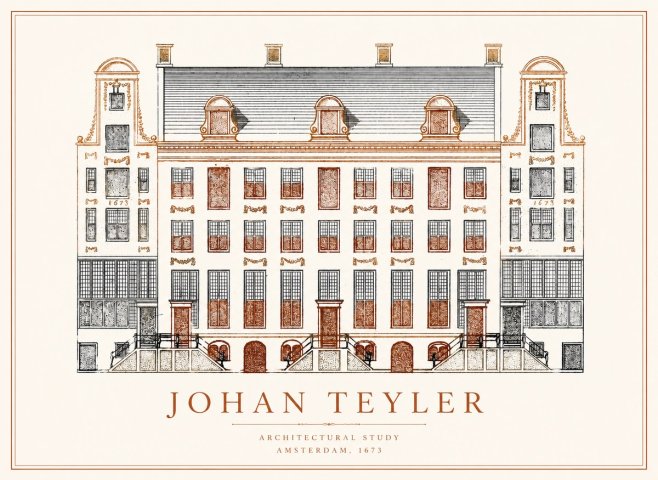 Johan Teyler Architectural Study VIII No1 - Poszter