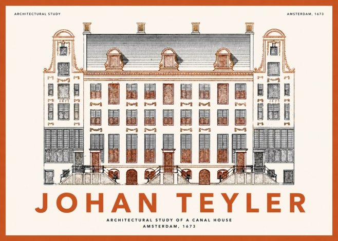 Johan Teyler Architectural Study VIII No2 - Poszter