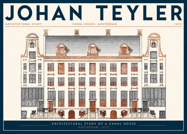 Johan Teyler Architectural Study VIII No3 - Poszter