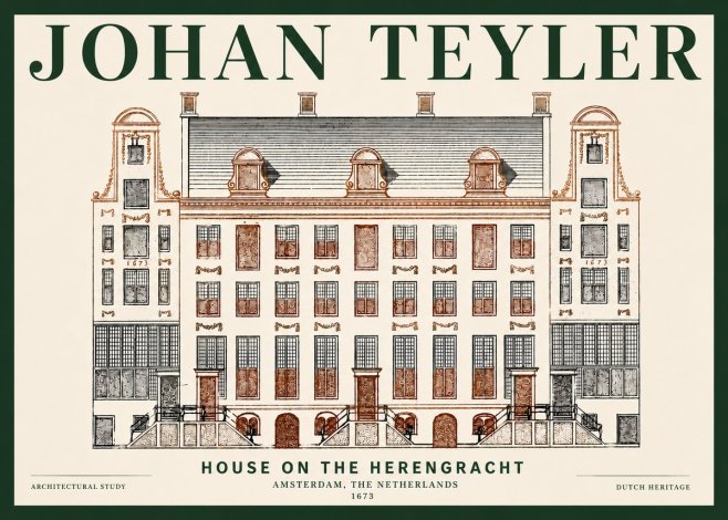 Johan Teyler Architectural Study VIII No6 - Poszter