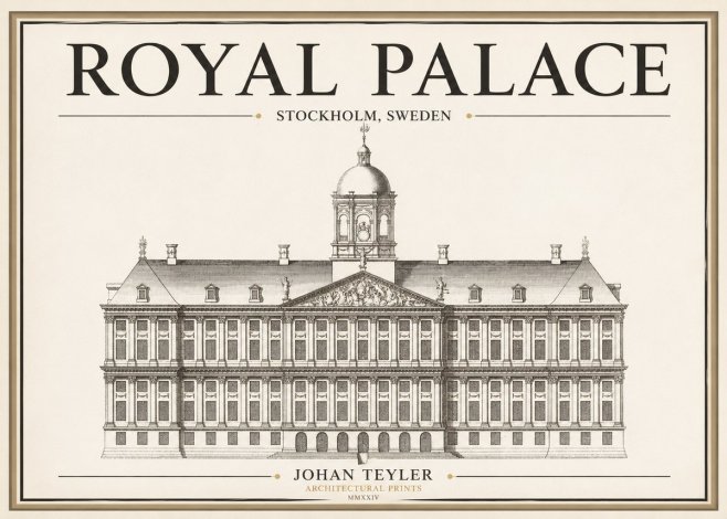 Johan Teyler Royal Palace No1 - Poszter